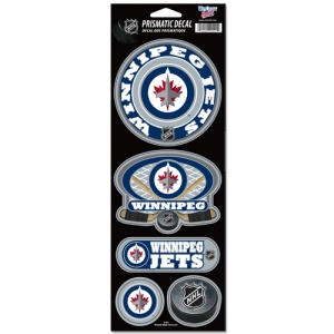 Winnipeg Jets Stickers Prismatic - Special Order