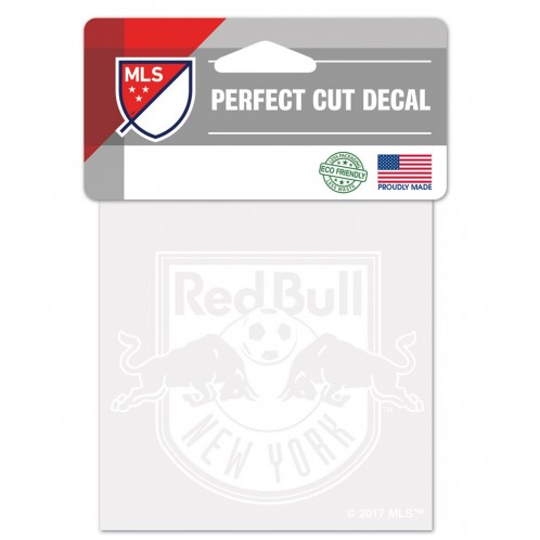 New York Red Bulls Decal 4x4 Perfect Cut White - Special Order