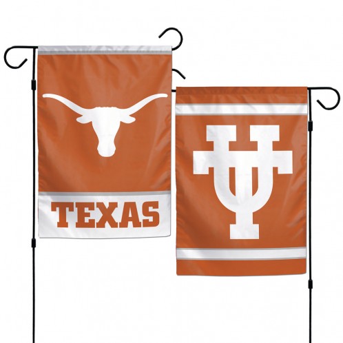Texas Longhorns Flag 12x18 Garden Style 2 Sided