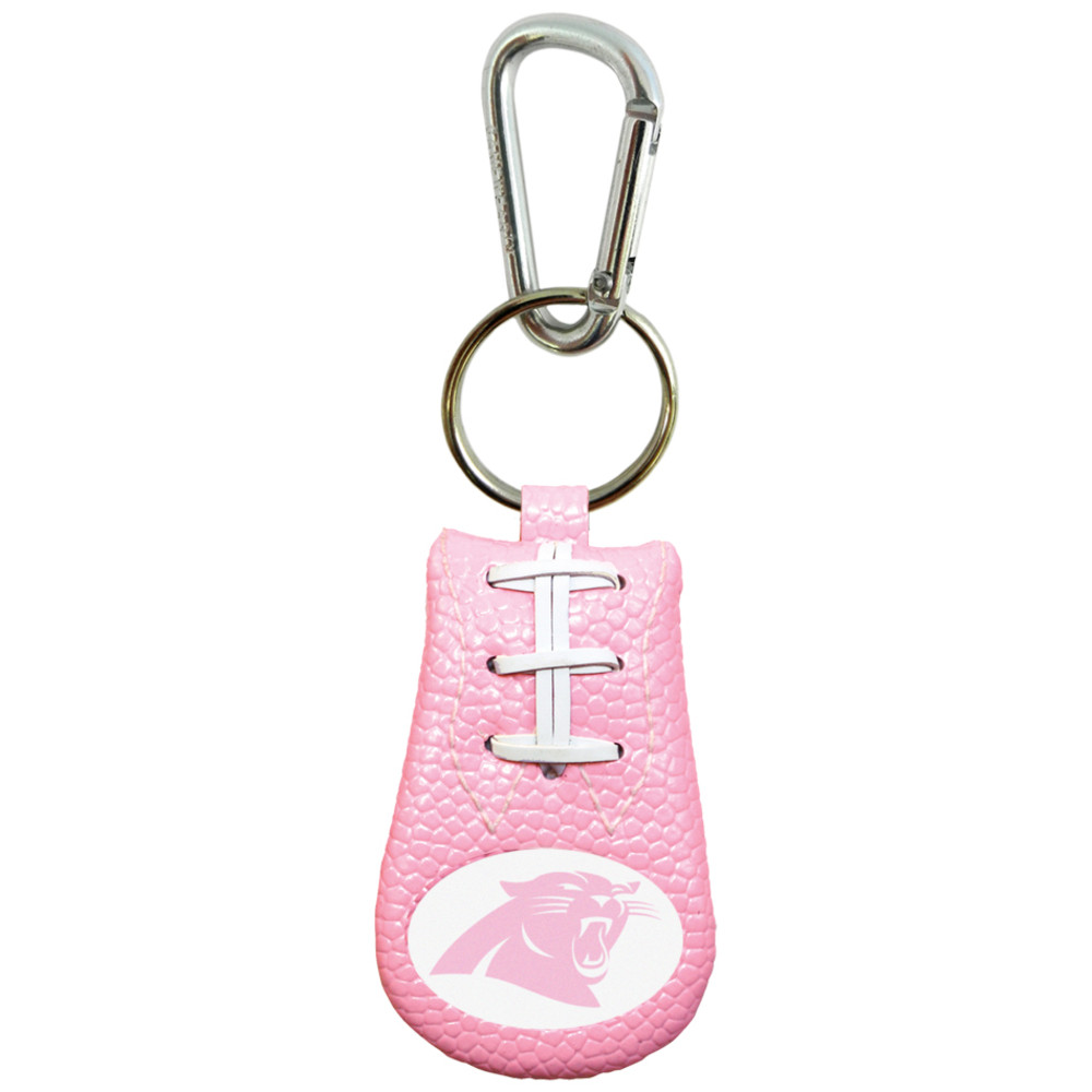 Carolina Panthers Keychain Pink Football CO