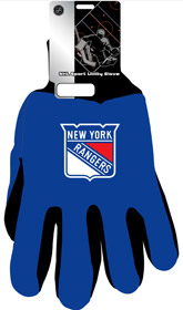 New York Rangers Two Tone Gloves - Adult