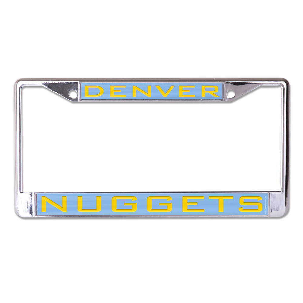 Denver Nuggets License Plate Frame - Inlaid - Special Order