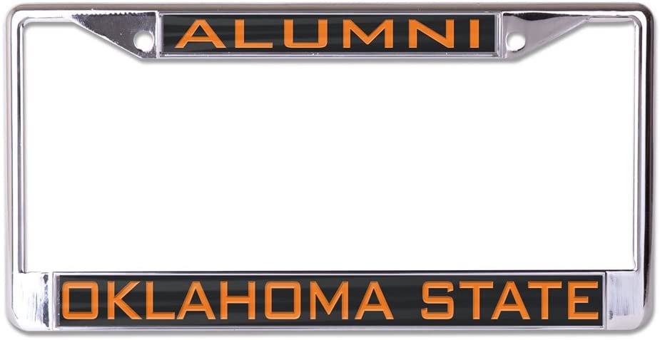 Oklahoma State Cowboys License Plate Frame - Inlaid - Alumni - Special Order