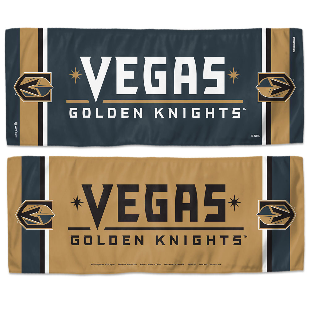 Vegas Golden Knights Cooling Towel 12x30 - Special Order