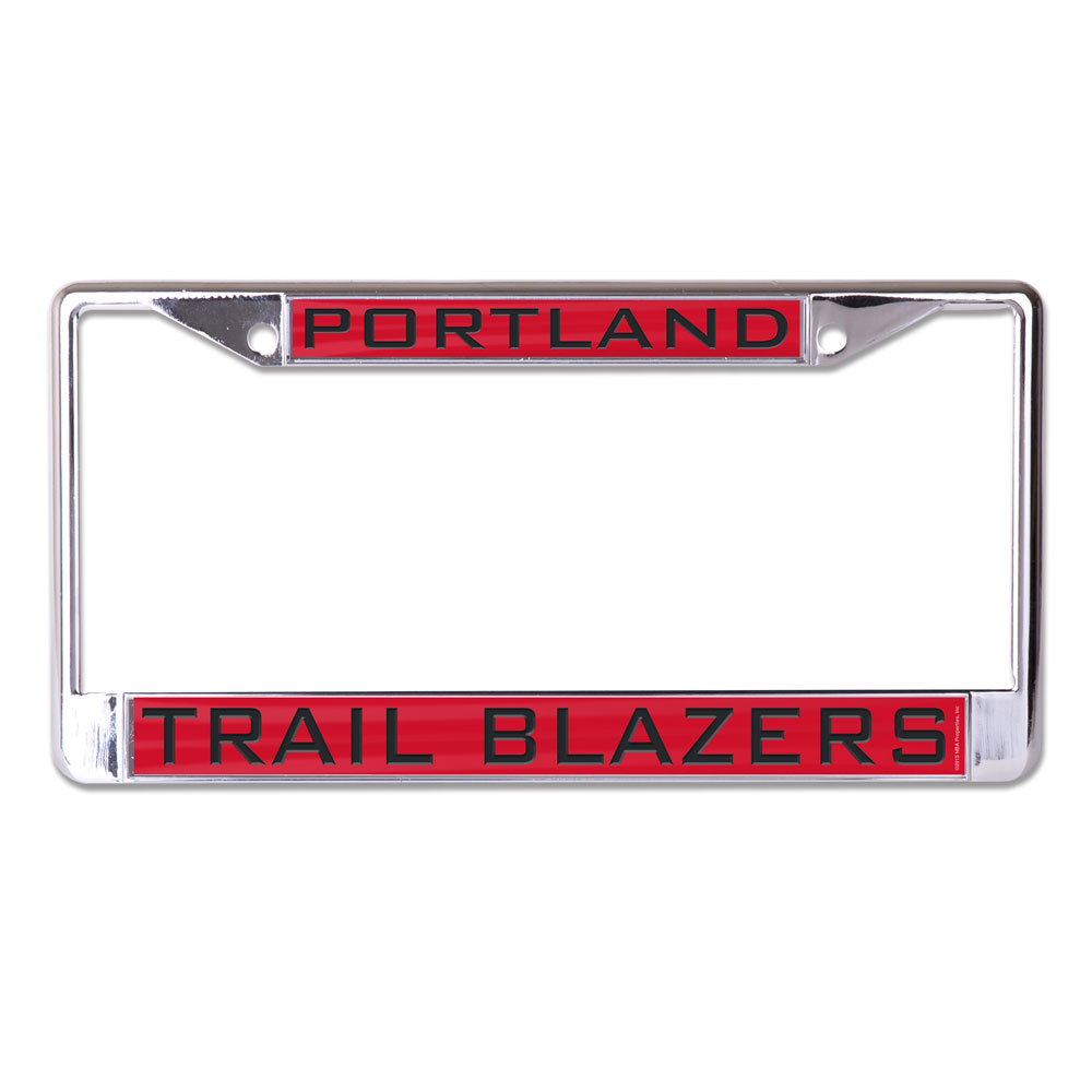 Portland Trail Blazers License Plate Frame - Inlaid - Special Order