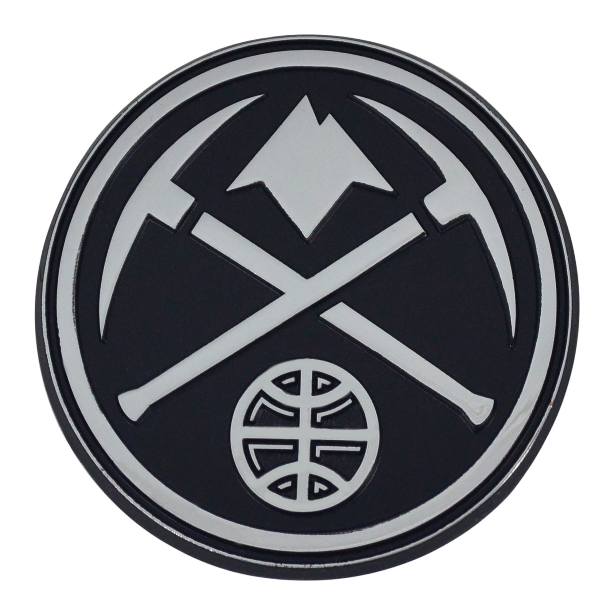 Denver Nuggets Auto Emblem Premium Metal Chrome Special Order