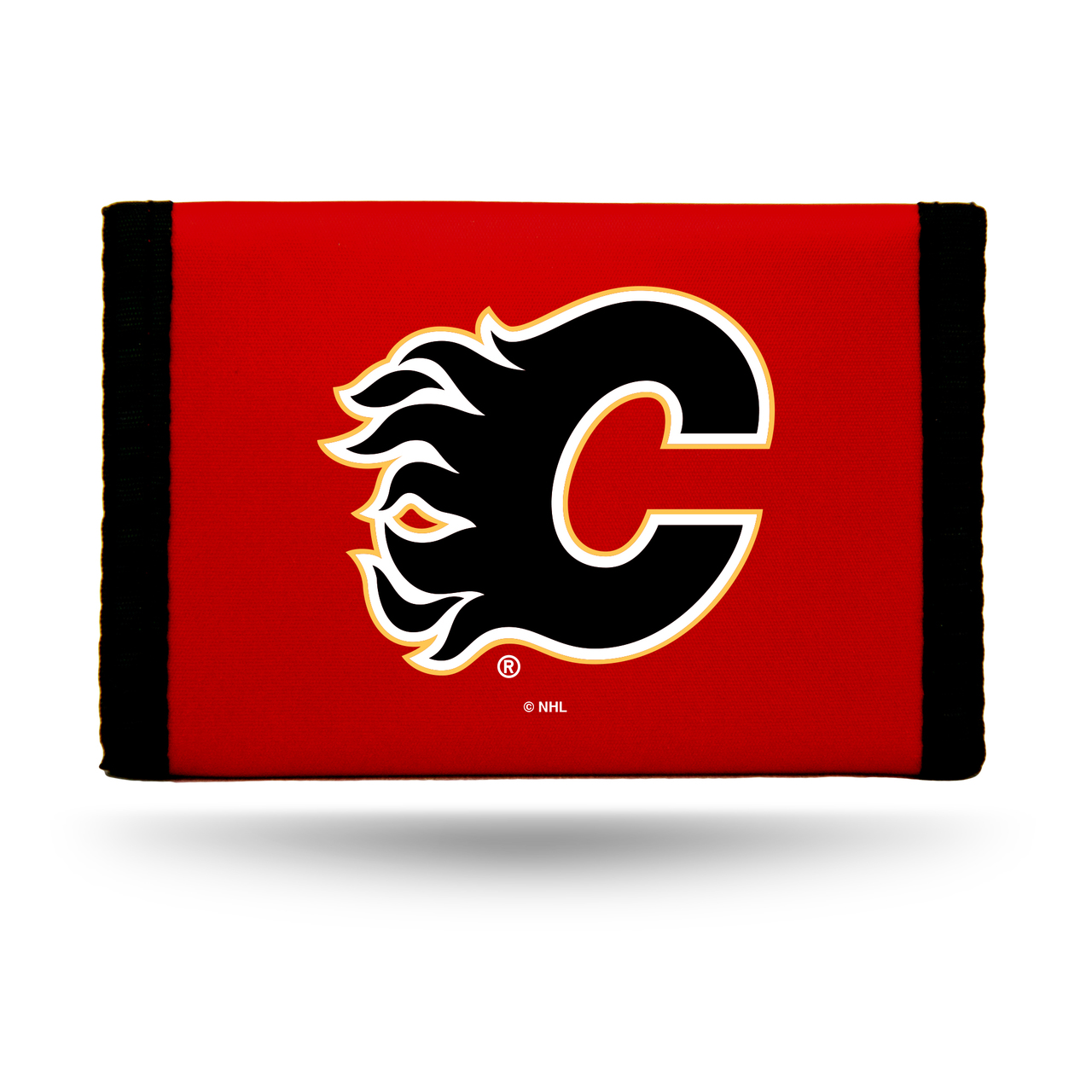 Calgary Flames Wallet Nylon Trifold - Special Order