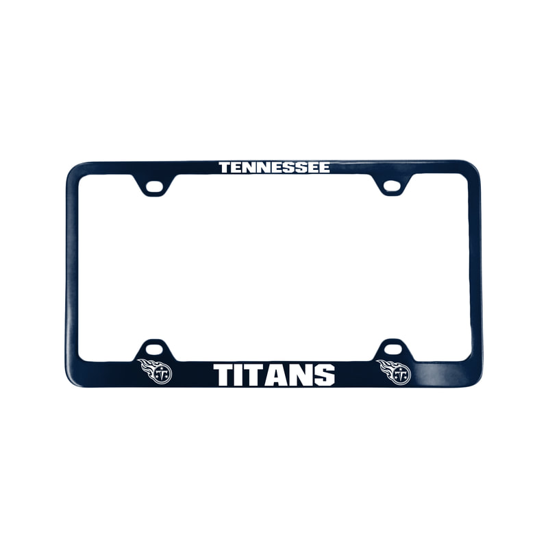 Tennessee Titans License Plate Frame Laser Cut Blue