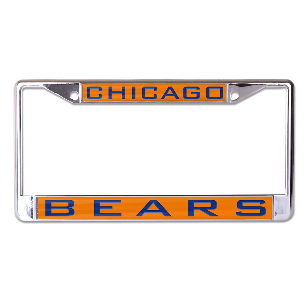 Chicago Bears License Plate Frame - Inlaid - Special Order