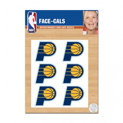 Indiana Pacers Tattoo Face Cals Special Order