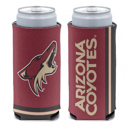 Arizona Coyotes Can Cooler Slim Can Design Special Order