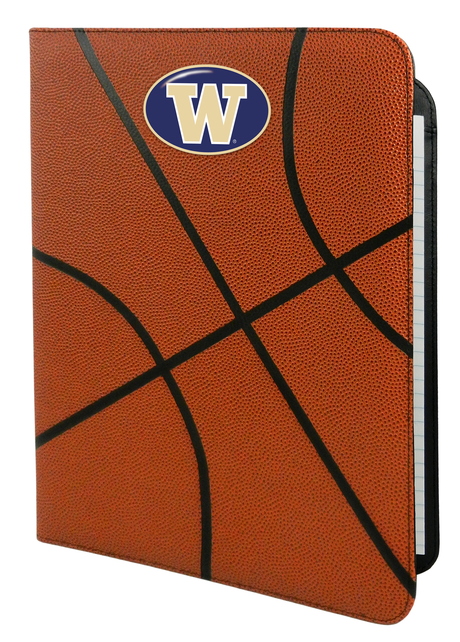 Washington Huskies Classic Basketball Portfolio - 8.5 in x 11 in